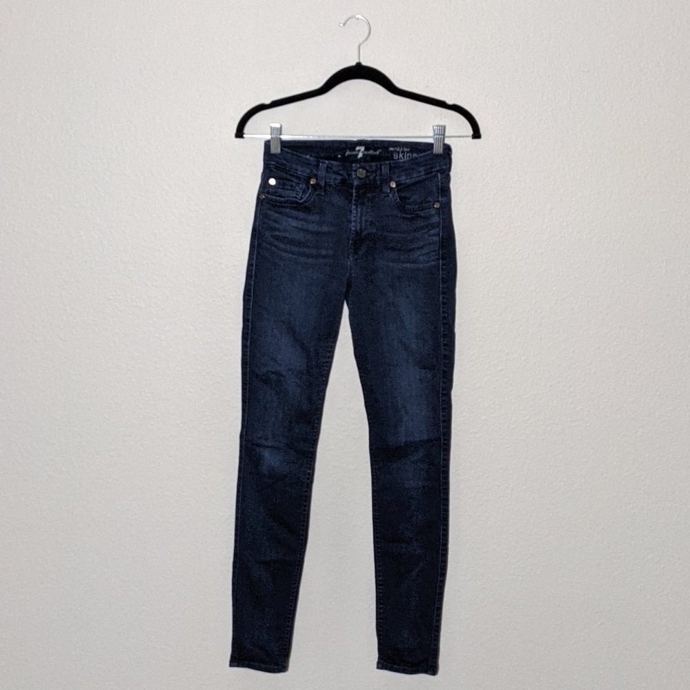 7 For All Mankind Skinny Dark Jeans